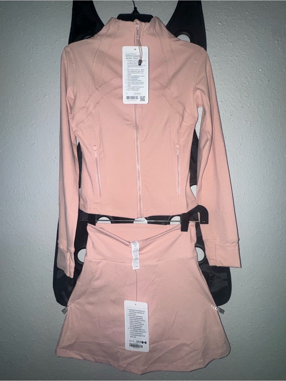 lululemon athletica Blush Pink Define Cropped Jacket